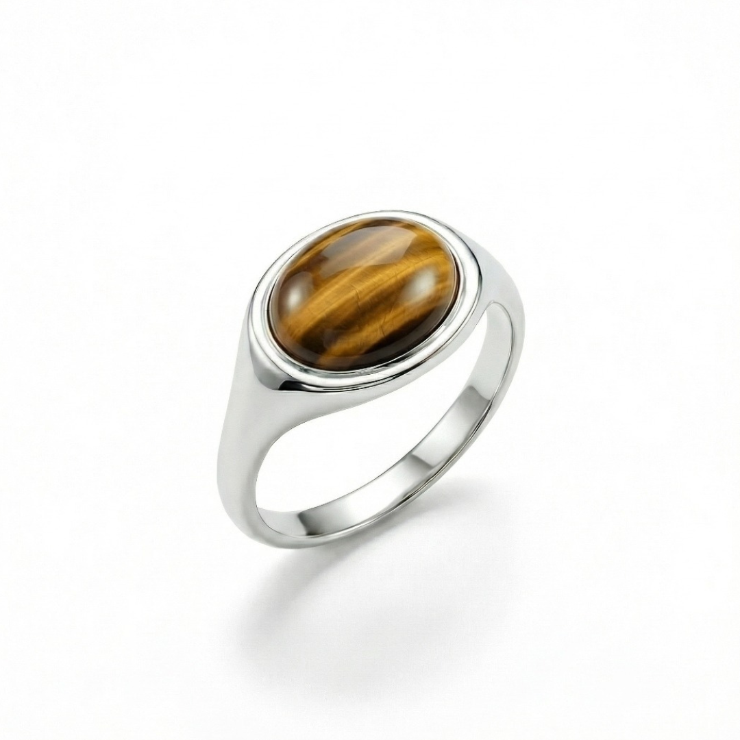 Fàire Ring | Tigers Eye | Sterling Silver