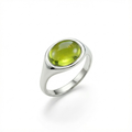 Fàire Ring | Green Quartz | Sterling Silver