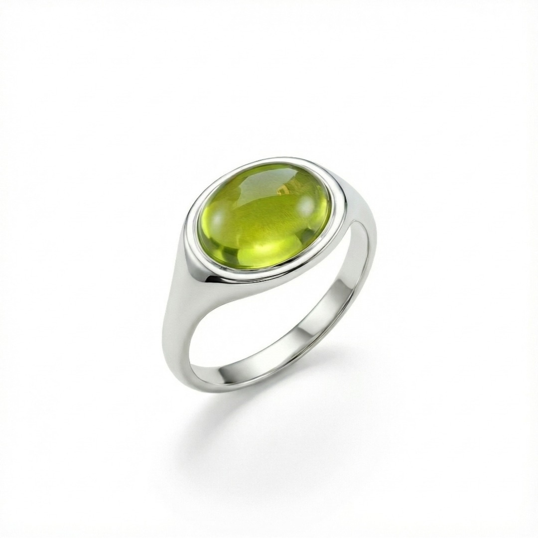 Fàire Ring | Green Quartz | Sterling Silver